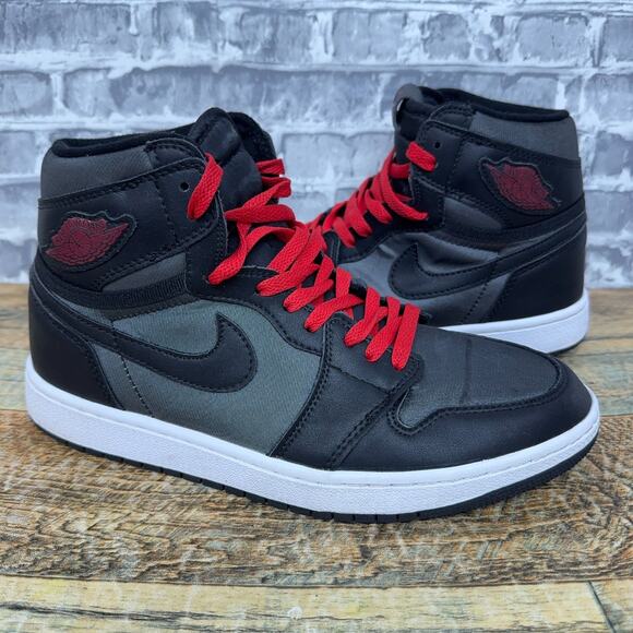 Nike Air Jordan 1 Retro High OG Black Gym Red White 555088-060 Mens Size 8 - Picture 2 of 10